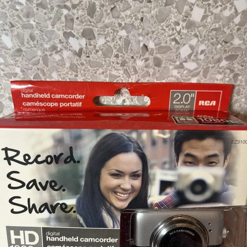 RCA Cognizant EZ3100 Digital Handheld Camcorder HD1080p HDMI Connection Black